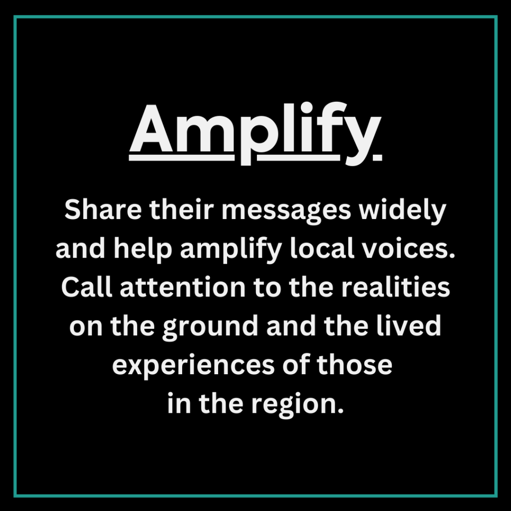 How you can support Israeli and Palestinian activists working on the